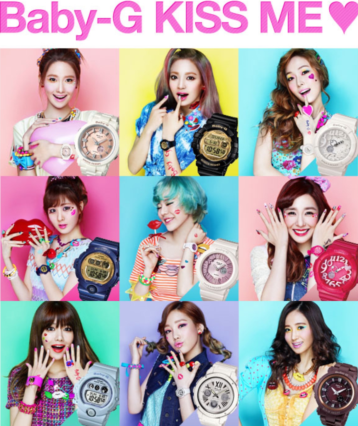 Girl generation baby g discount watch
